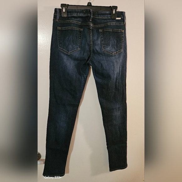 Maurices Blue Skinny Jeans with Stretch and Tapered Leg - Picture 2 of 6
